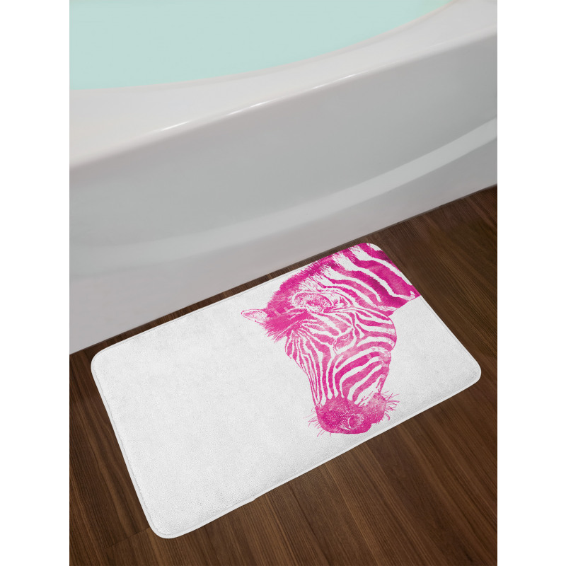 Animal Head Vibrant Bath Mat