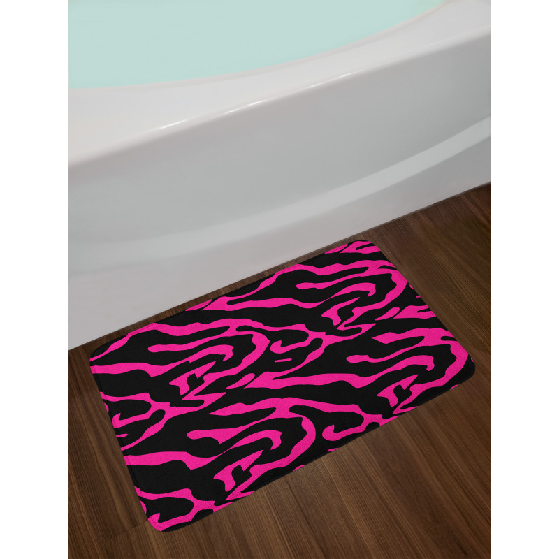 Exotic Safari Stripe Bath Mat