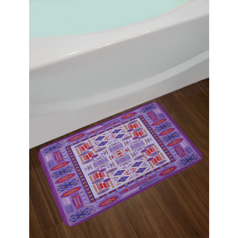 Timeless Eastern Motif Bath Mat