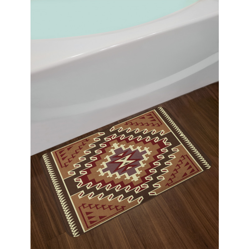 Pixel Art Design Bath Mat