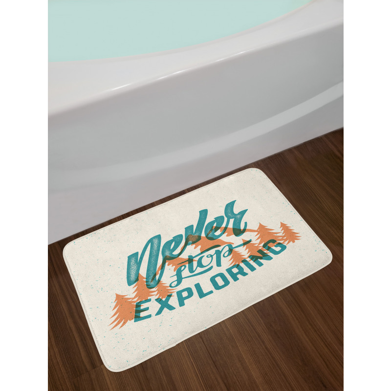 Mountain and Forest Bath Mat