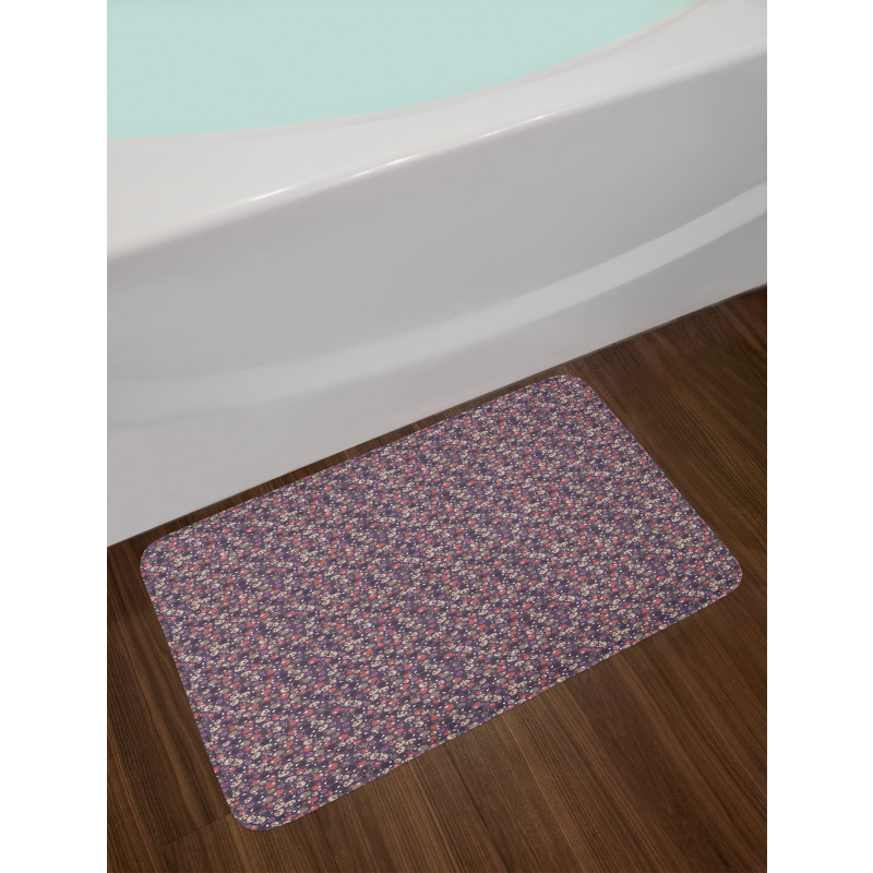 Mushrooms Onion Rings Bath Mat