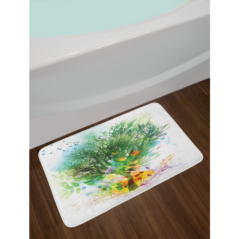 Multiple Exposure Nature Bath Mat