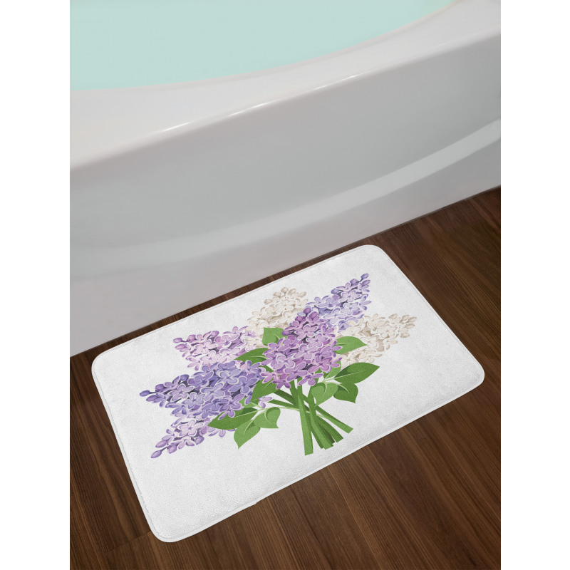 Posy of Meadow Flowers Bath Mat