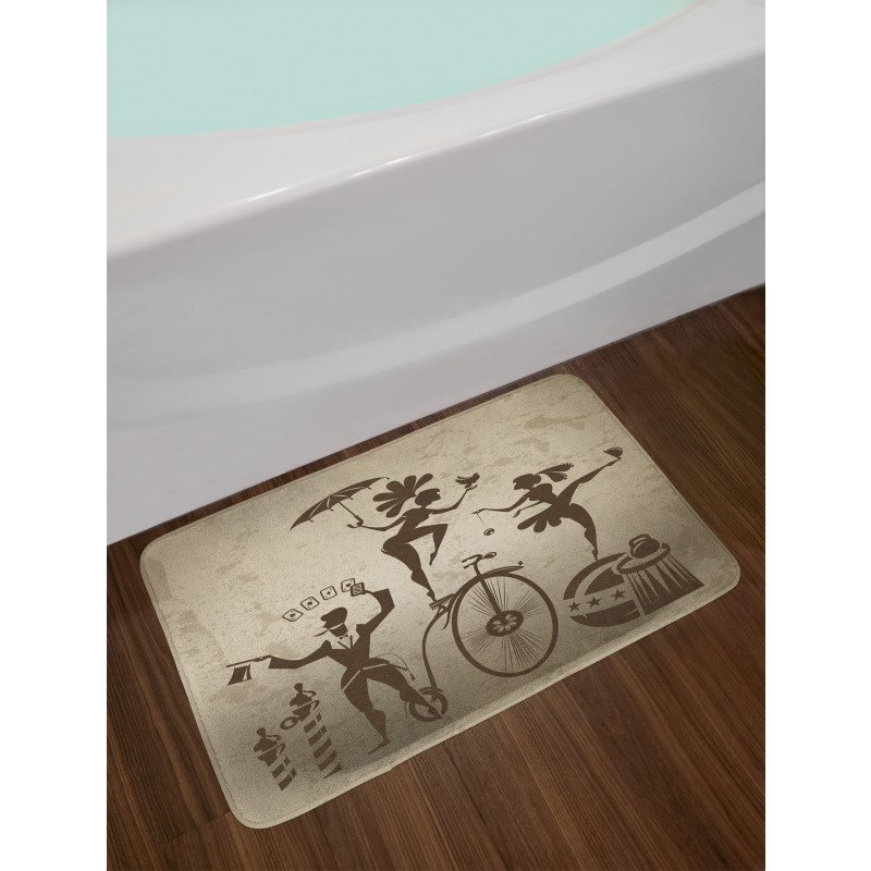 Acrobats and Magician Bath Mat