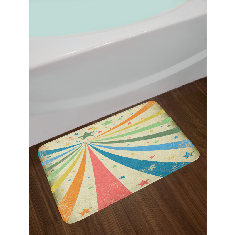 Rainbow Background Art Bath Mat