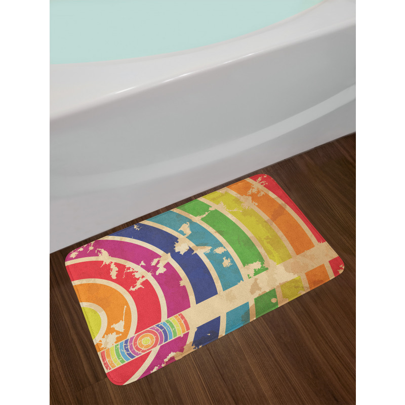 Curves Old Look Bath Mat