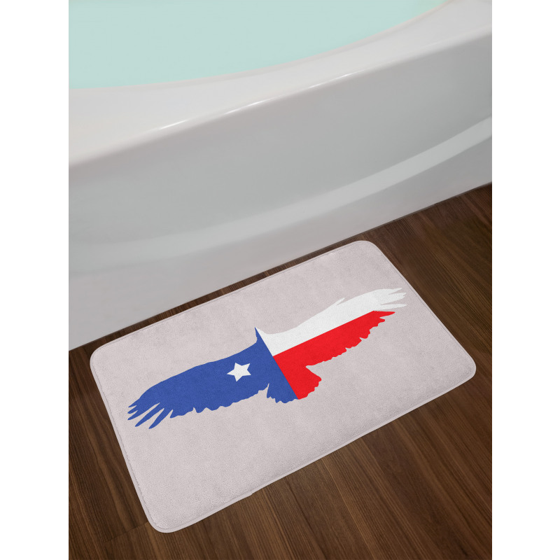 Bald Eagle Design Bath Mat