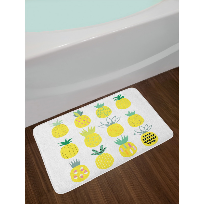 Pattern of Fruits Bath Mat