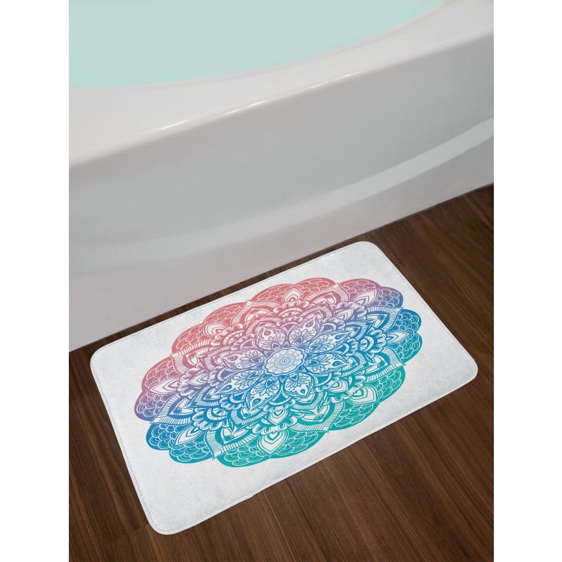 Boho Gypsy Mandala Art Bath Mat