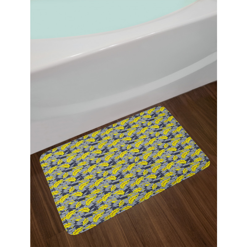 Classical Floral Design Bath Mat