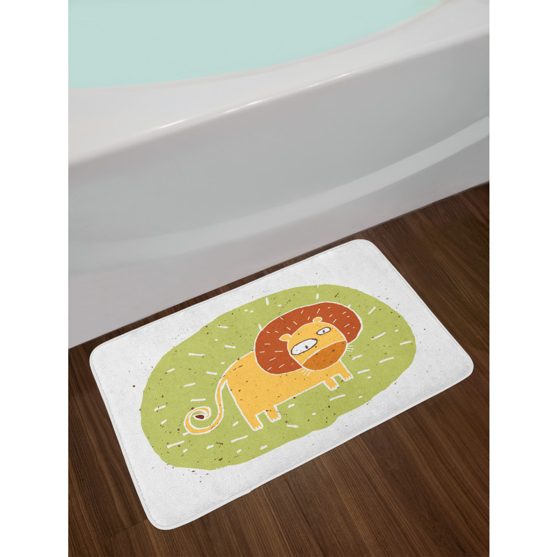 Zoo Animal Nursery Art Bath Mat