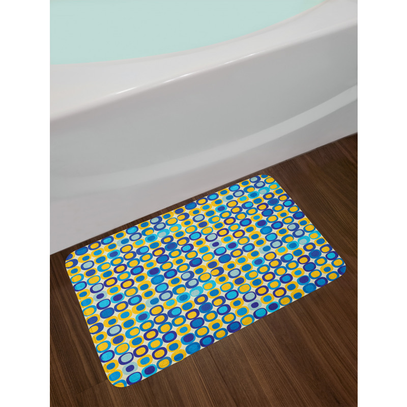 Circular Motifs Bath Mat