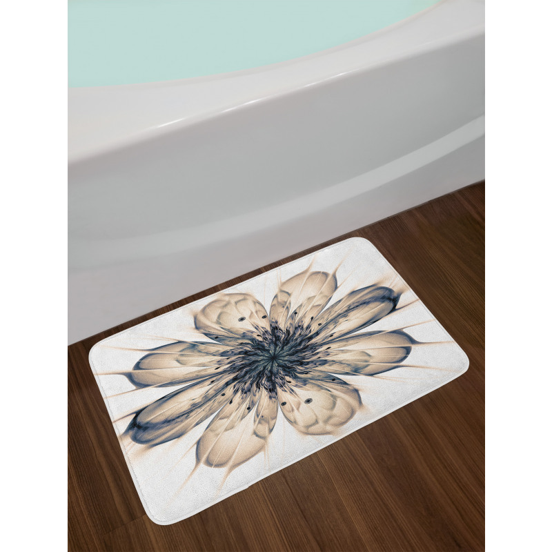 Close-up Fractal Flower Bath Mat