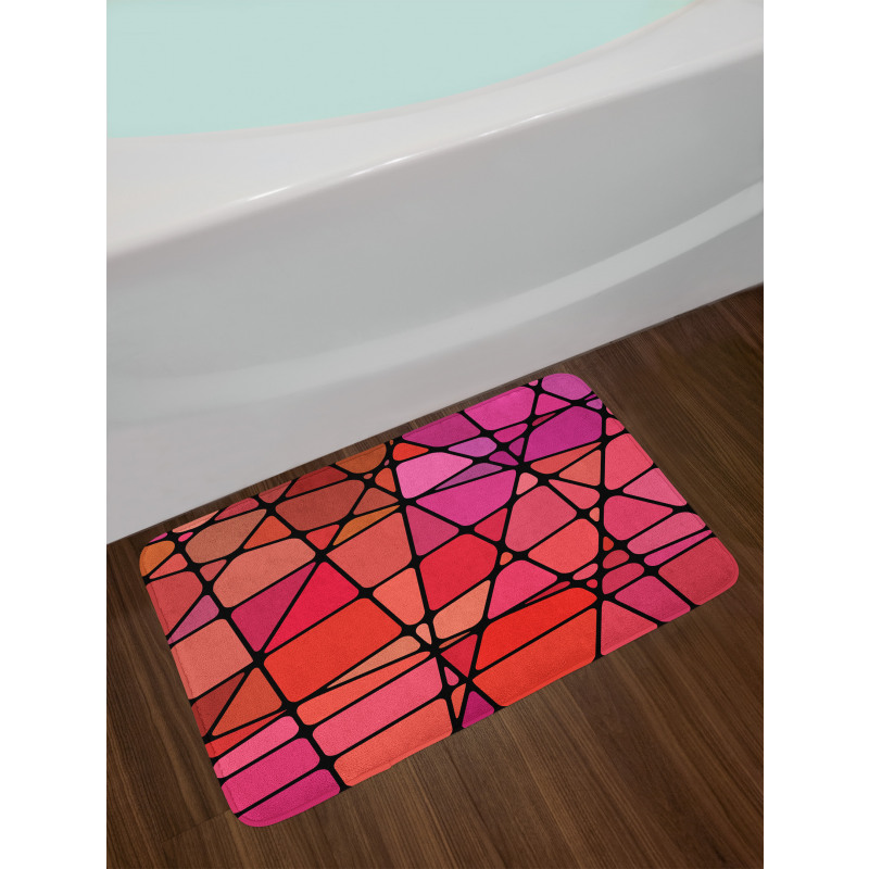 Colorful Mosaic Pattern Bath Mat