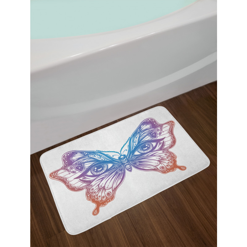 Artwork Design Tattoo Bath Mat