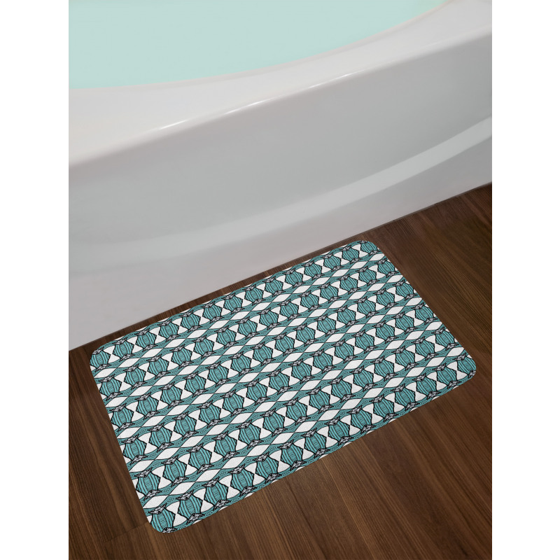 Retro Traditional Pattern Bath Mat