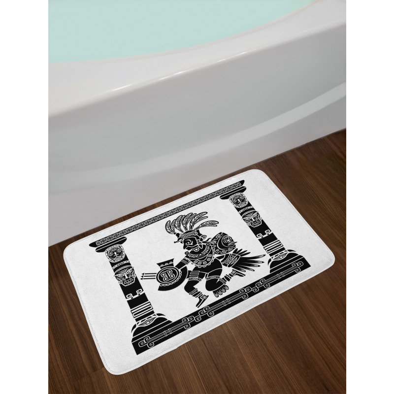 Monchrome Man Bath Mat