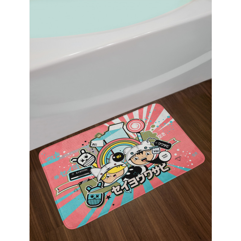 Anime Style Bath Mat