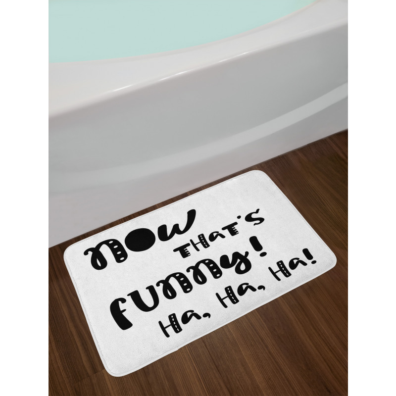 Jokes and Laughing Bath Mat