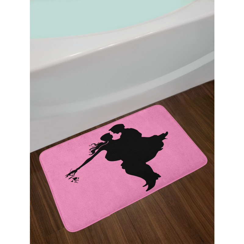 Dancing Valentines Bath Mat