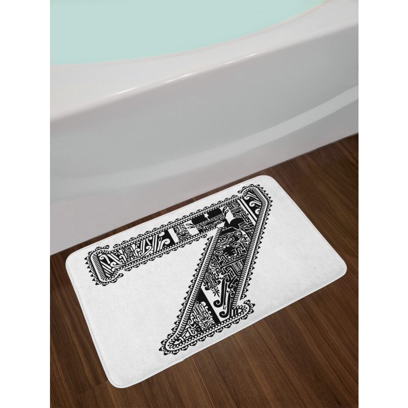 Antique 7 Bath Mat