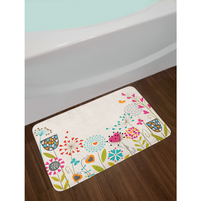 Hearty Dandelion Seeds Bath Mat