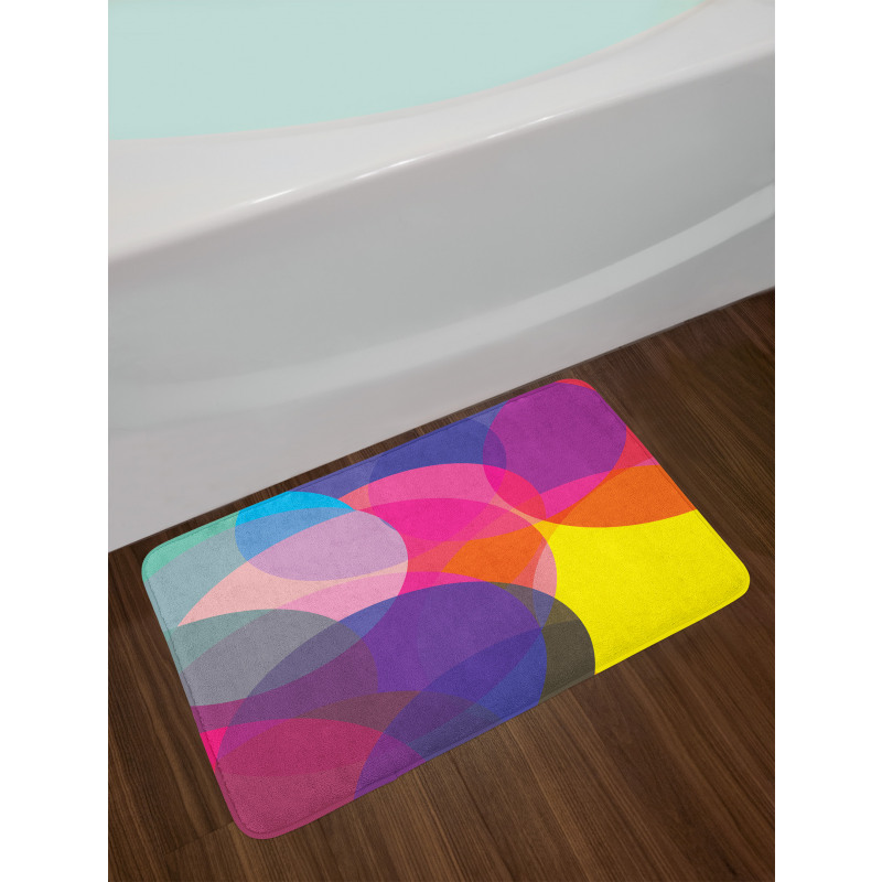 Colorful Circles Bath Mat