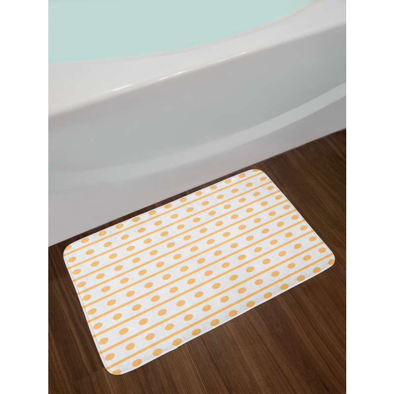 Simplistic Monochrome Bath Mat