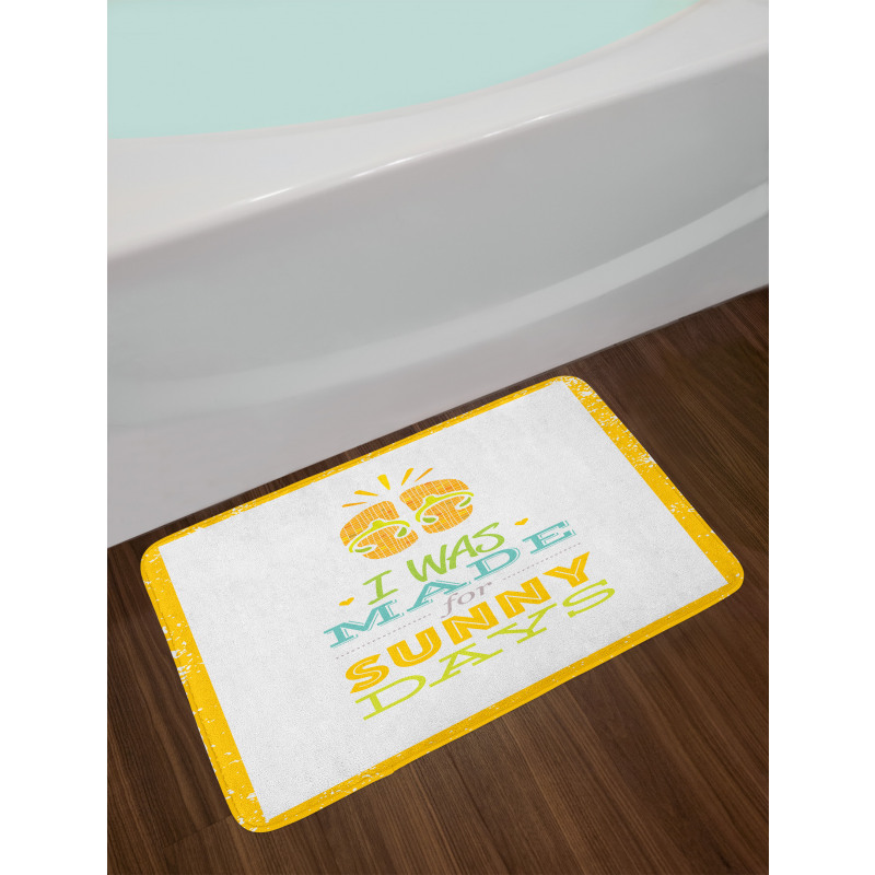 Words with Borders Bath Mat