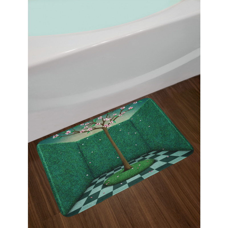 Outdoor Garden Maze Bath Mat