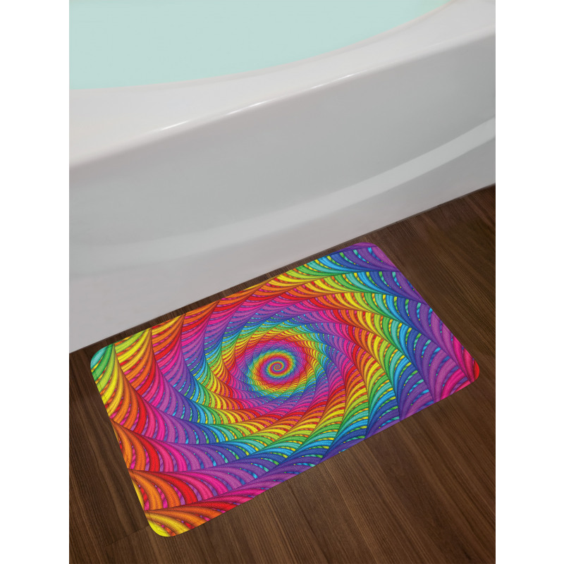 Contemporary Psychedelic Bath Mat