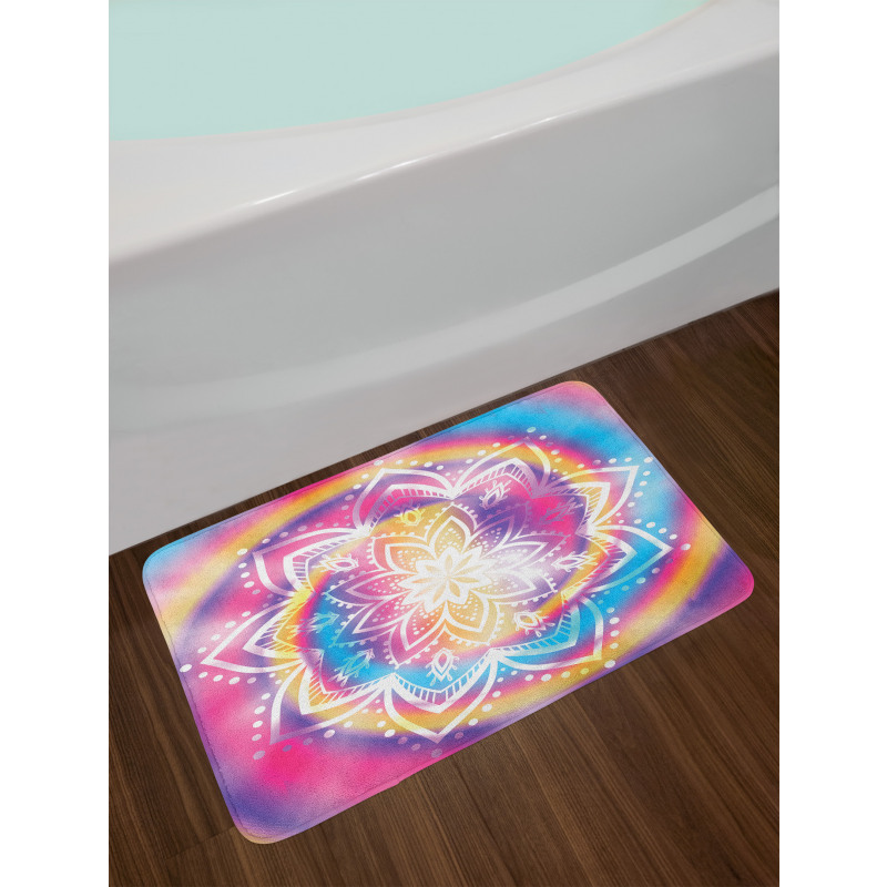 Spiral Stripes Bath Mat