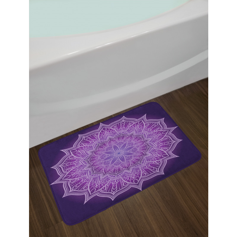 Hand-Drawn Lace Bath Mat