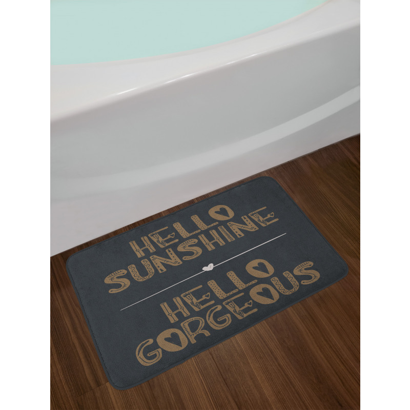 Hello Sunshine Bath Mat