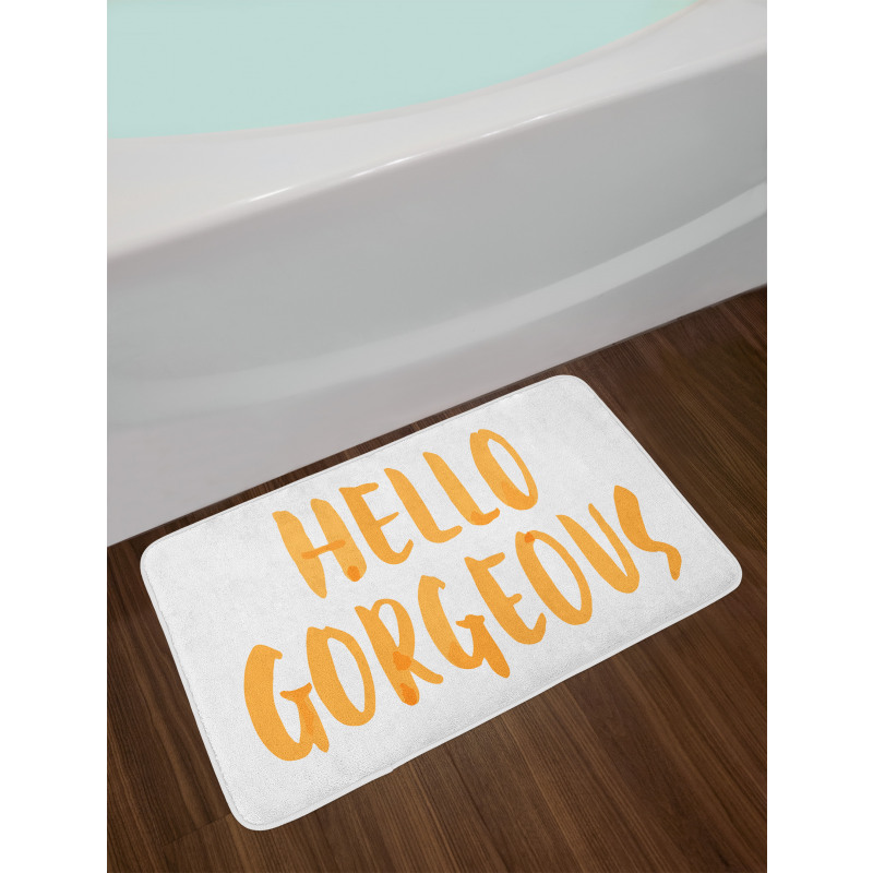 Font Bath Mat