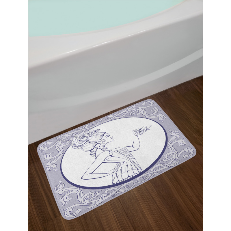 Rococo Style Bath Mat