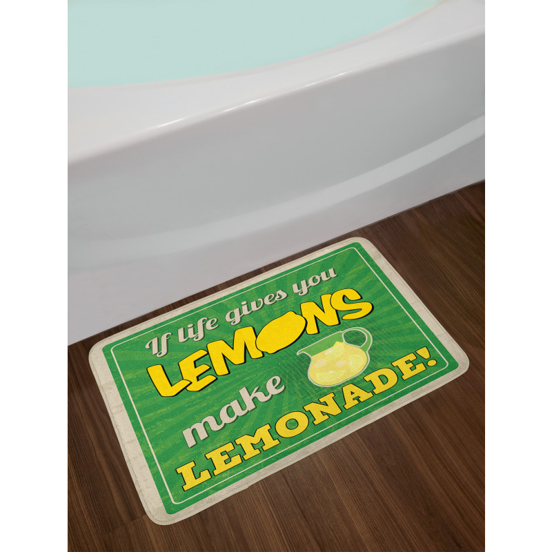 If Life Gives You Lemon Bath Mat