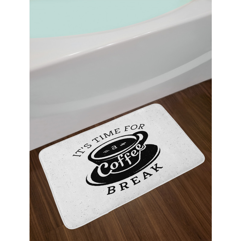 Time for a Coffee Break Bath Mat