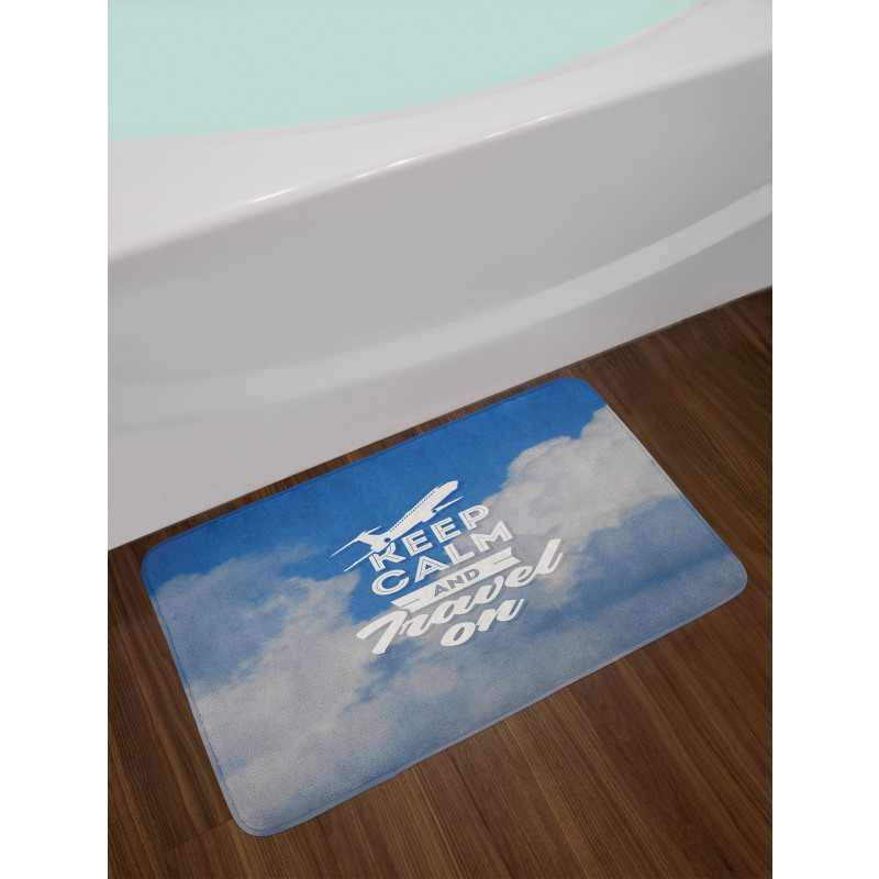 Keep Calm and Travel Bath Mat