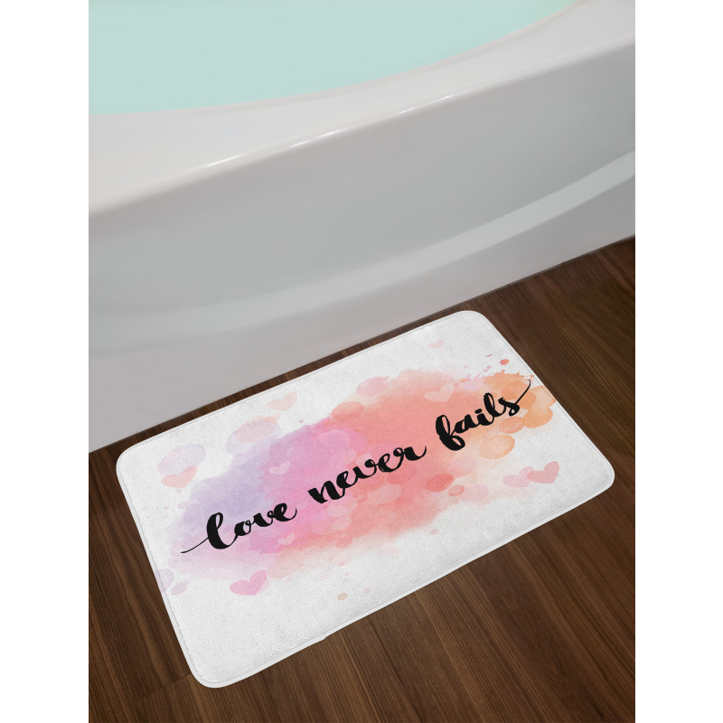 Bokeh Love Never Fails Bath Mat