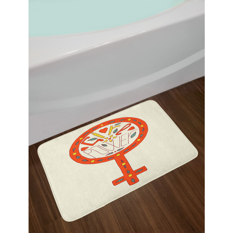 Doodle Venus Bath Mat