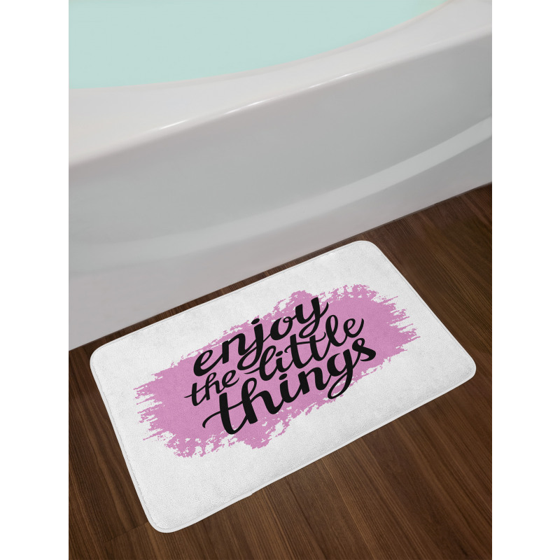 Uplifting Words of Wisdom Bath Mat