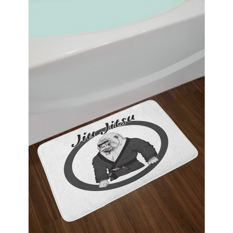 Wrestler Gorilla Bath Mat