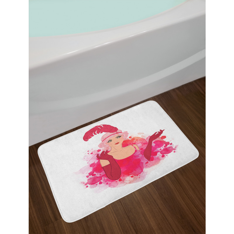 Feather Headband Bath Mat