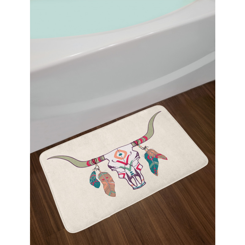 Texas Longhorn Steer Bath Mat