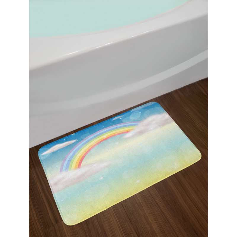 Semi Circle Style Rainbow Bath Mat