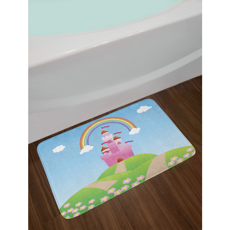 Clouds Princess Castle Bath Mat