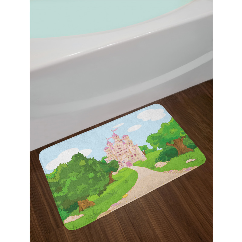 Middle Ages Building Bath Mat