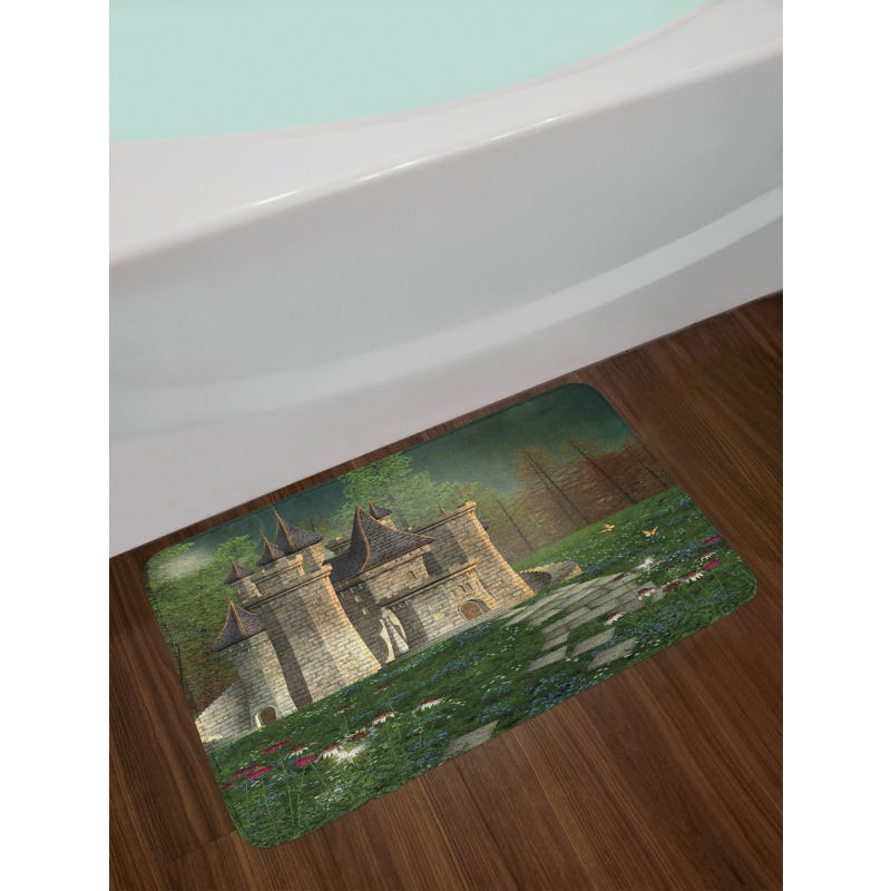 Fairy Castle Design Bath Mat